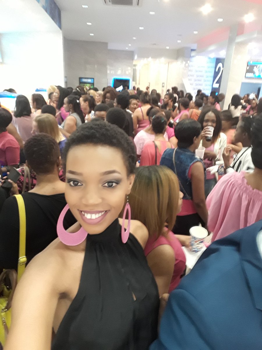 Donna15N's tweet photo. #GirlfriendsGetaway @SterkinekorZim @SkyzMetroFM 
#BrandAmbassador #PinkCtober https://t.co/LTVSUFnHvt