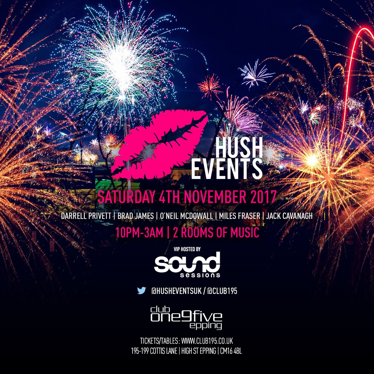 We return to <a href="/Club195/">Club 195</a> Saturday 4th November for a Bonfire Night special.. Expect fireworks!! 😉💥

Tickets/Tables: club195.co.uk