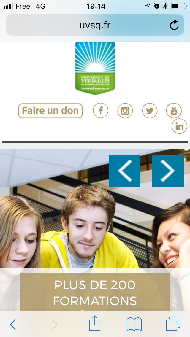 VeroniqueRaoult's tweet photo. @uvsq fait peau neuve avec son nouveau site https://t.co/0pjXs7emTb #effetwaou #bravo @geraldinefreret @Etiennedd @annelisegp @MDenisLedru https://t.co/RMseGfQpZo