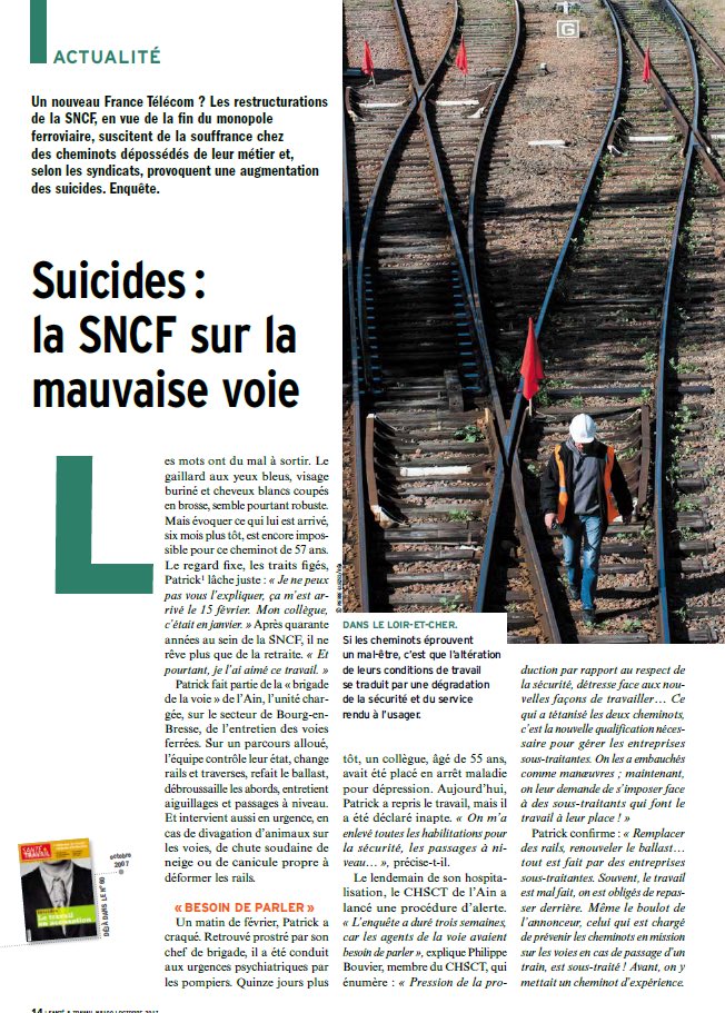 adcligneP's tweet photo. SNCF "Et pourtant, je l'ai aimé ce travail" #maletreautravail #servicepublic #SNCF https://t.co/IjD2HY0St5