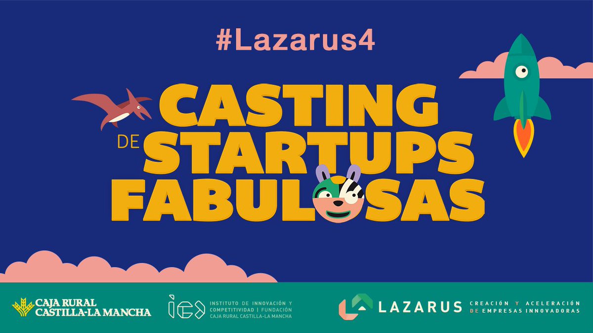 Casting! Casting!
Buscamos emprendedores fabulosos para aceleradora. 
-
Presenta tu idea en lazarusclm.com | #Lazarus4 #startup