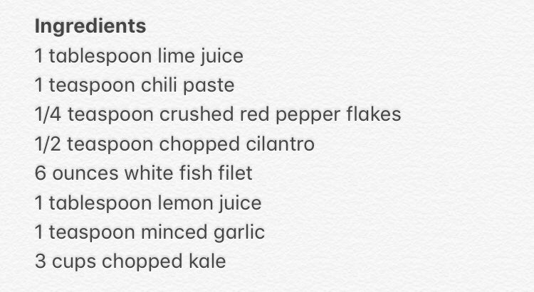 BetterYouHF's tweet image. #BetterYouHF recipe of the day! Looking for something exciting and tasty for dinner? Look no further! Red Pepper Fish with Lemon-Garlic Kale