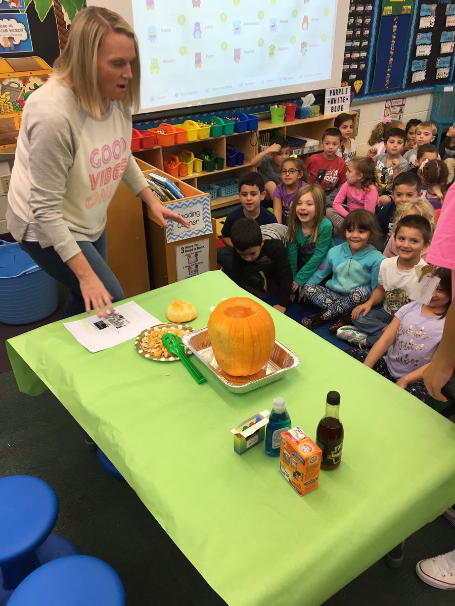 ScovillSmarties's tweet image. Erupting with excitement over our science experiment today! #miniscientists #STEAM #pumpkinvolcano 🎃🌋 @KinderCarson1 @CatenaColts