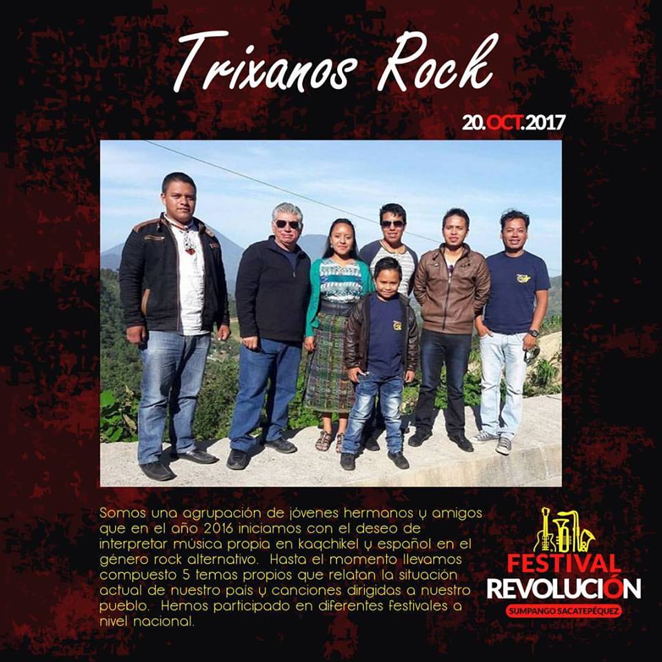 sumpango_libre's tweet photo. Trixianos Rock, en Sumpango Sacatepéquez FESTIVAL 20/10/2017
@sumpango_libre 
FESTIVAL 20/10/2017 https://t.co/2EQ1NmSMMD