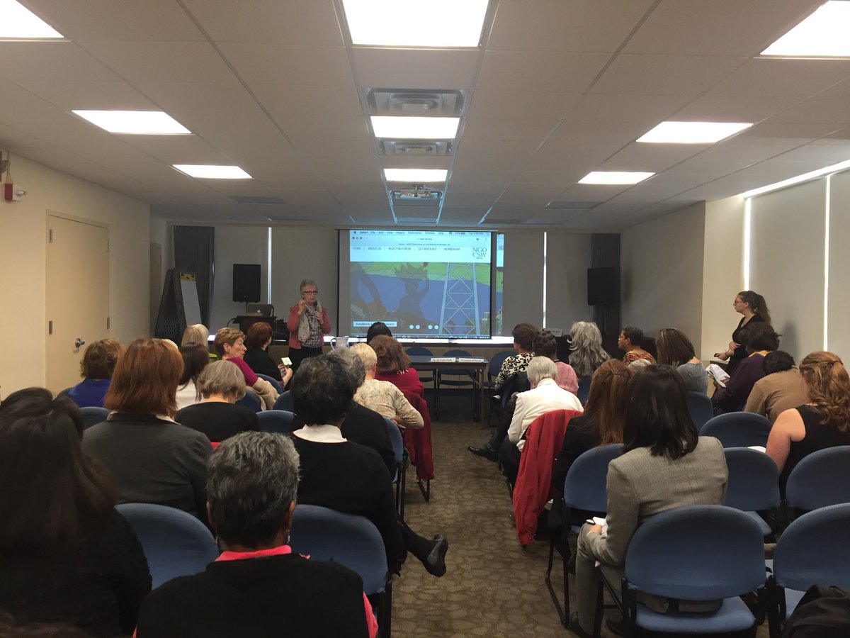 Monthly meeting with the NGO Committee on the Status of Women New York
#statusofwomen #SDGs
