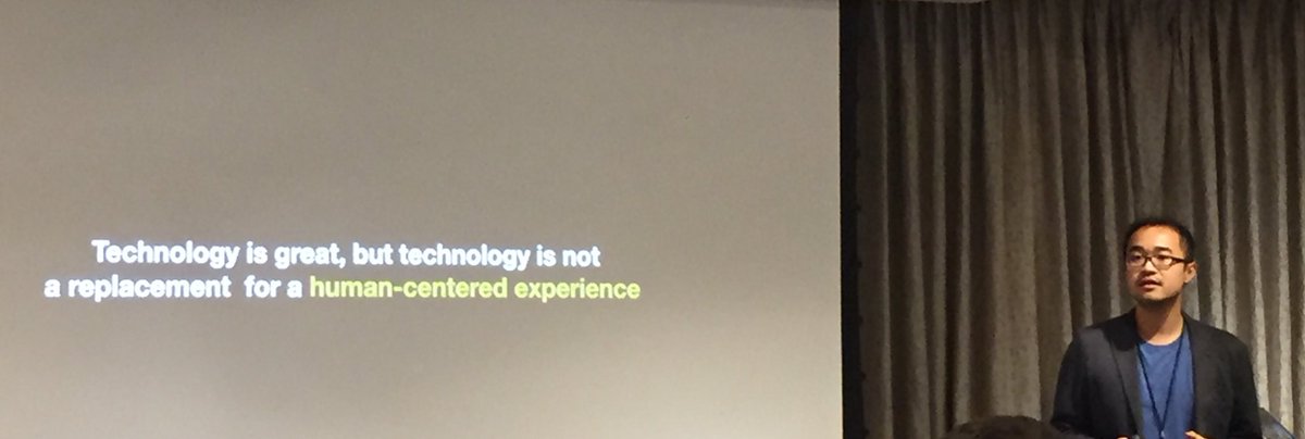 ReneBaston's tweet photo. @runbin_dong @getpager bringing humans back into tech and healthcare...a concept important @NEbigdatahub @juntohealth #JuntoSummit #BDHubs https://t.co/9Cn5Jqhra8