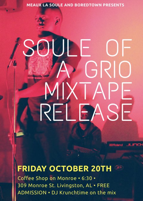 CoffeeOnMonroe's tweet photo. FRI. OCT. 20 @ 6:30
Don't miss it! https://t.co/XspuDqTcOS