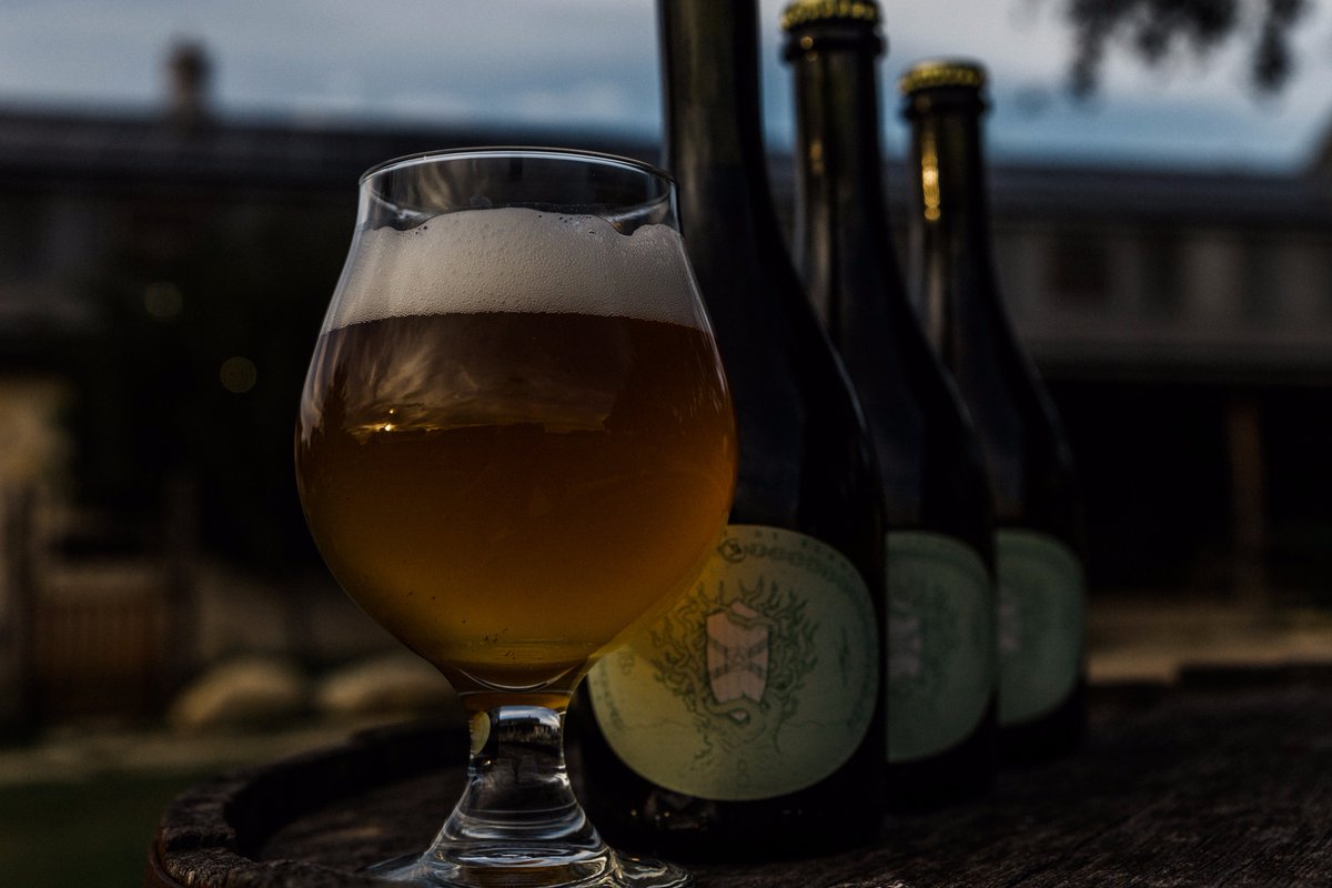 Fri., '17 Bière de Blanc du Bois - our barrel-aged farmhouse ale refermented w/ TX Hill Country Blanc du Bois grapes jesterkingbrewery.com/2017-jester-ki…