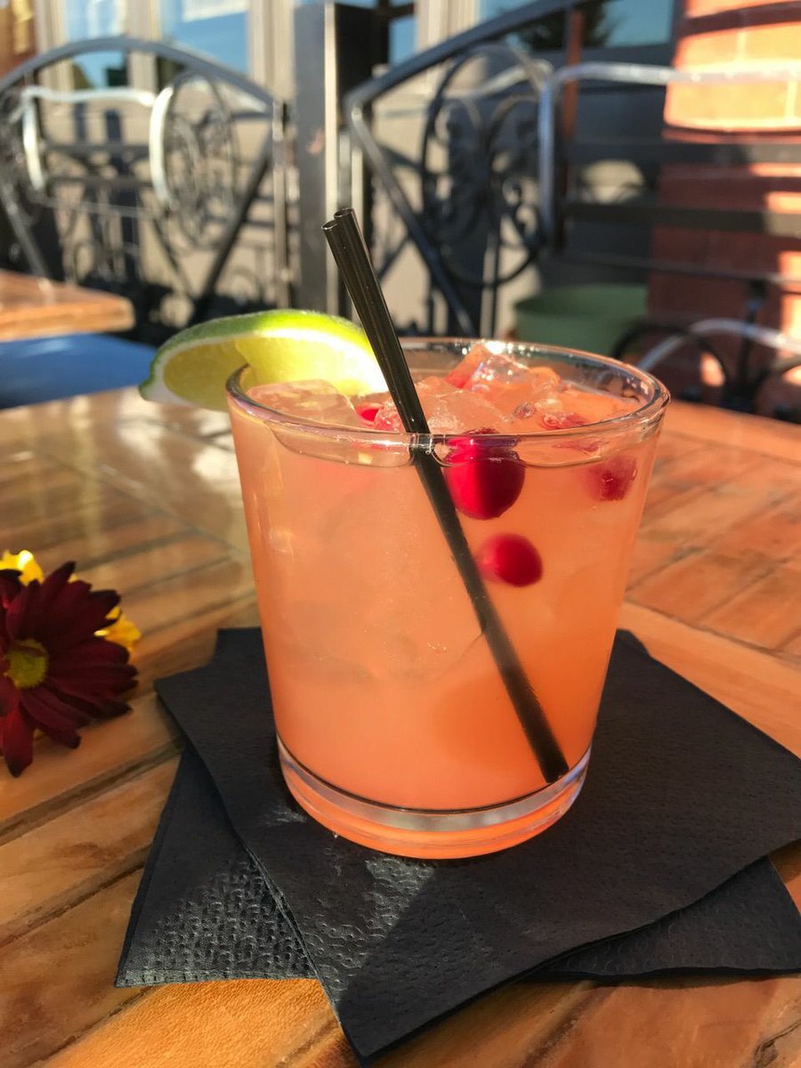 Celebrate New England's beautiful October weather with one of our delicious fall cocktails like this apple cranberry mule.