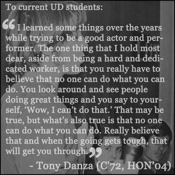 UDubuque's tweet photo. #TBT to when @TonyDanza (C’72, HON’04) was on campus. Danza returns to #UDubuque for Tony Danza: Standards &amp; Stories on Friday at 7:30 p.m. https://t.co/CKukEne5Zv