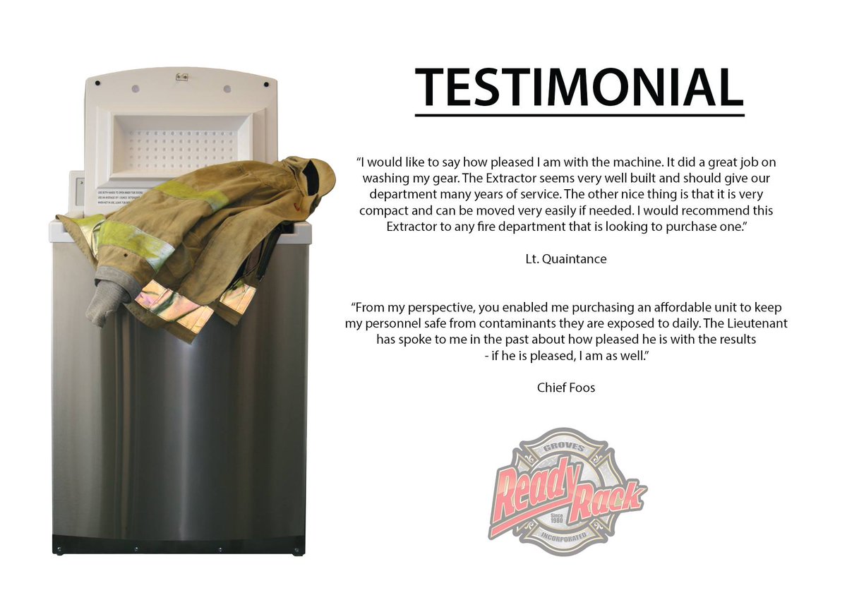 ReadyRack's tweet photo. We love getting these emails! Thanks Lt. Quaintance &amp; Chief Foos for the feedback! #testimonial #customerfeedback #happycustomer #readyrack https://t.co/5SkNu4r1oB