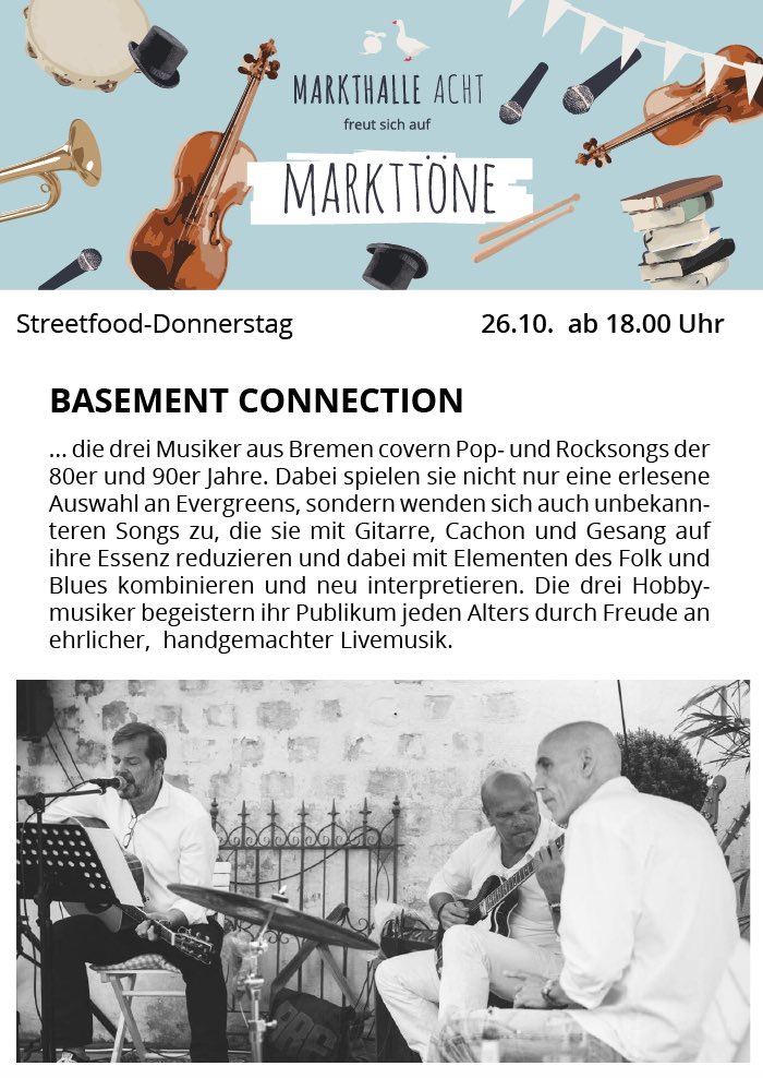 Larissa1Schroed's tweet photo. @MarkthalleAcht @weserkurier @BILD_Bremen @butenunbinnen @nordbuzz @BremenErleben @BremenVier ...nächste Woche!!! https://t.co/OwTYVoxNWp