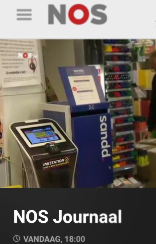 Swipespot's tweet photo. Cool; our #tabletstand #air for @InkstationNL  on Dutch National Television.  https://t.co/uXwb8kZThS  #nos #journaal #swipespot #newsflash https://t.co/47V9MDYZwA