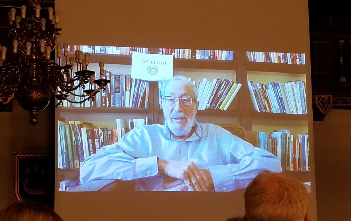kdlucas04's tweet photo. Ed Schein skyping in to talk about the role of humility in building relationships. #rcrtable @relationalcoord https://t.co/6qdRfjJNsl