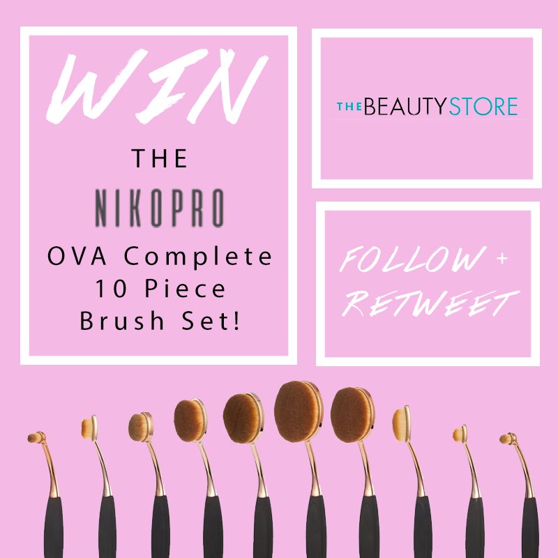 the_fashion_hub's tweet photo. #COMPETITION! #WIN a #NikoPro OVA beauty brush set! #RT + #FOLLOW @thebeautystore to enter! Extra entries HERE:
https://t.co/J4VhYgjWQB https://t.co/BD1ML5aPGb