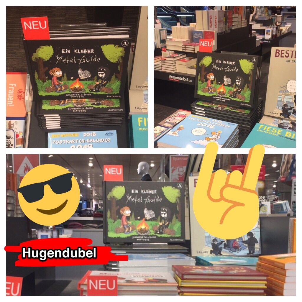piepmatz_verlag's tweet photo. Neben @ralphruthe und Uli Stein im @Hugendubel_News (Königstraße, Karstadt, #Nürnberg) zu stehen, ist schon ziemlich nice 🤘#metalguide https://t.co/0rZRbrvQty