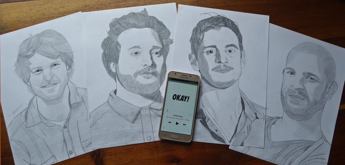 Mignon_Steyn's tweet photo. @ekhoudaarvan @SheldonYoko @fred_den_hartog My sketse van @DieHeuwels Sien uit daar na om jul by Helderberg te sien OKAY! 🎨 https://t.co/6logEHO2oC