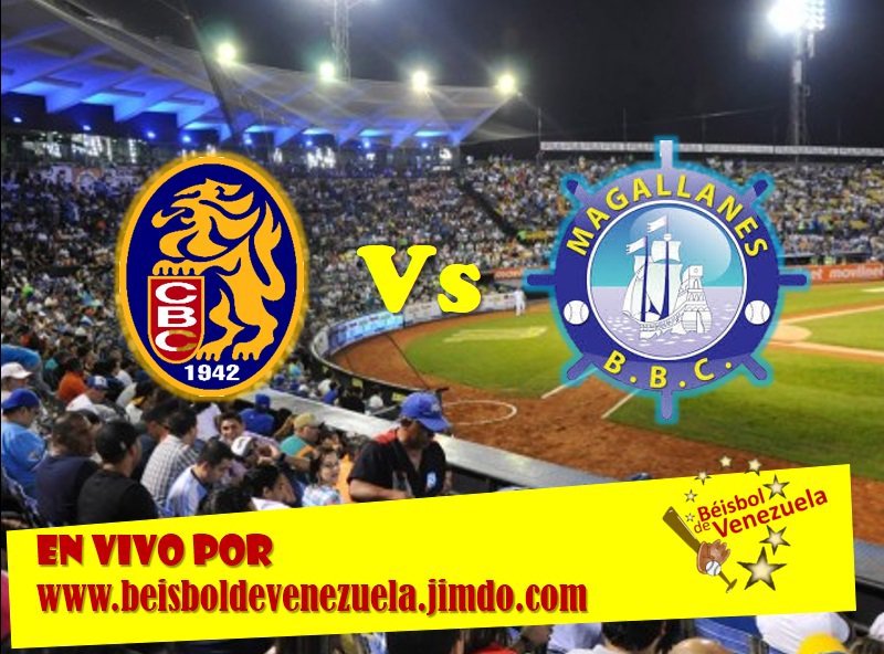 #Leones vs #Navegantes Esta noche a las  7:00pm. No te lo puedes perder. beisboldevenezuela.jimdo.com