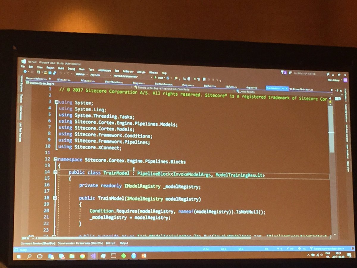 _shriroop_'s tweet photo. Power of #XPF, Magic of #Machine Learning &amp; Wizardry with Customer #Behavioural Data - @agenttmi &amp; @nielskuhnel #SitecoreSym #SitecoreCortex https://t.co/OC57rrtICp