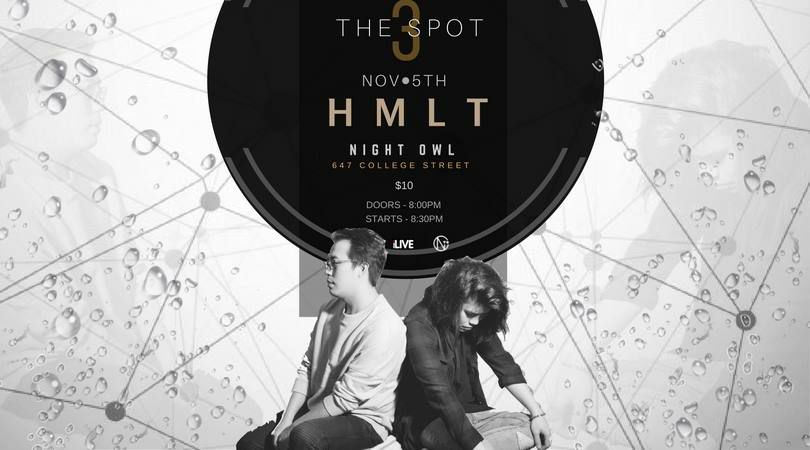 TheSpotTO's tweet photo. Listen. We got some big news! @HMLTlive will be joining us on November 5th to celebrate our 3 year anniversary! https://t.co/6Z6HRnvPO0 https://t.co/PrTZsn3hrz