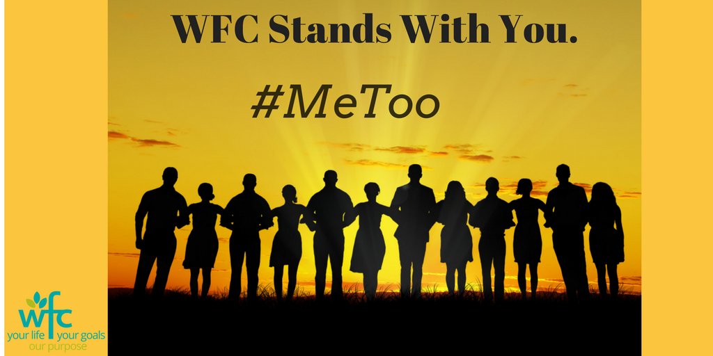 WFC_CT's tweet image. We are with you. 
#MeToo