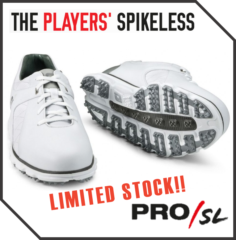 GolfClydeway's tweet photo. A few of you spotted the Tour Pros wearing these @FootJoy ProSL in White/Silver. Now in stock @Clydeway, extremely limited stock! #newshoes https://t.co/aPk4NmeO1G