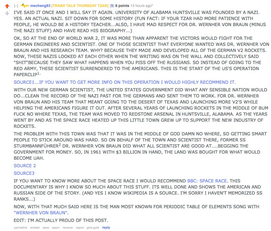 A #TrashTalkThursday history lesson!