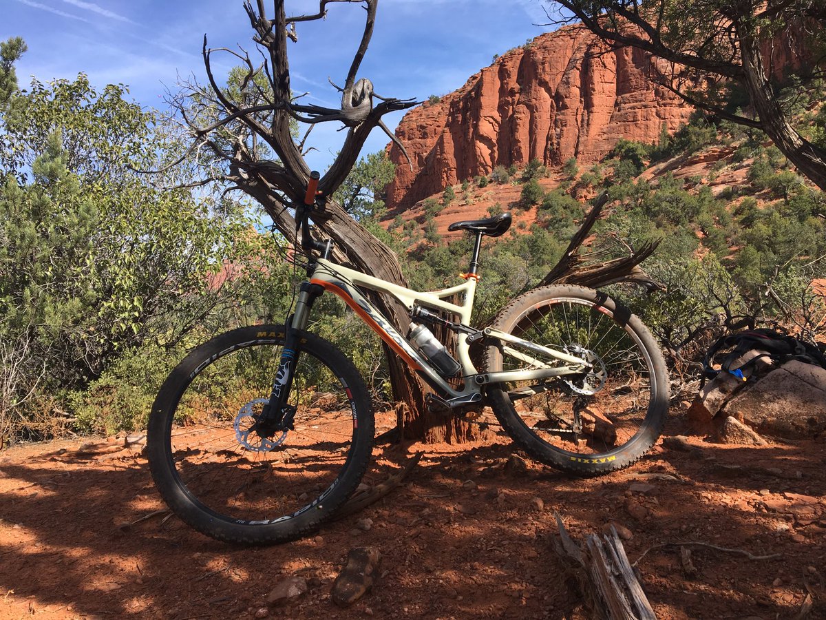 mattwelton's tweet photo. Time for some @salsacycles #ponyrustler in #Sedona!   #mtb.  #hogwash #pigtail #hogheaven https://t.co/1RVerXEphI