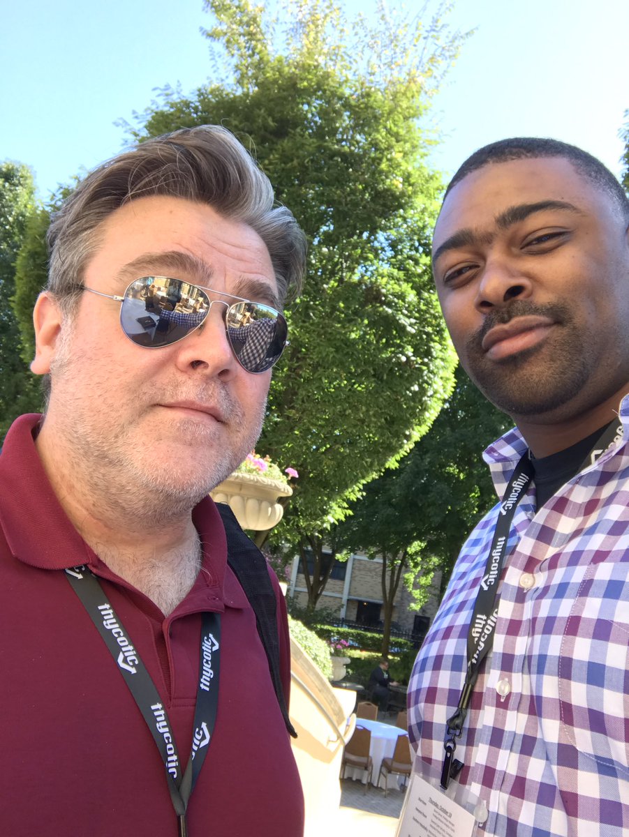 My new buddy Patrick from #UNLOCKEDconf