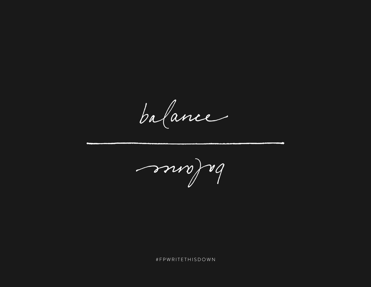 FreePeople's tweet photo. Find the balance #FPWriteThisDown https://t.co/47pKGwWmUU