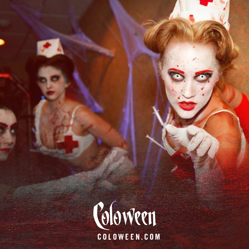 360collective's tweet photo. #TBT To these deadly nurses 

We are getting so close!

Tickets: https://t.co/2KyUKomf3e

#Coloween https://t.co/gQAiJUG7pA