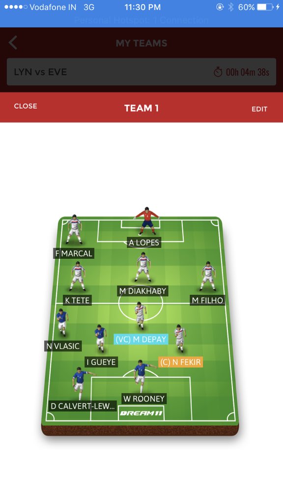 i_dream11's tweet photo. Try this lyon updated team https://t.co/Indbj6VXNO