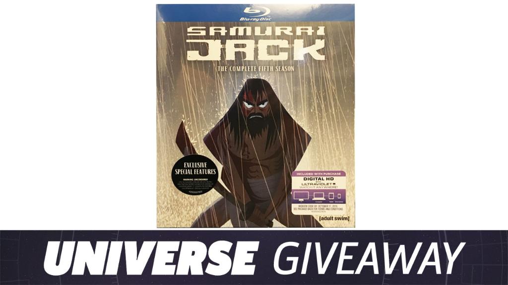 GSUniverse's tweet photo. RT &amp; Follow @GSUniverse+@AdultSwim for a chance to win #SamuraiJack The Complete 5th Season on Blu-Ray!

Winner picked Sunday #giveaway https://t.co/EBrHEKs1bw