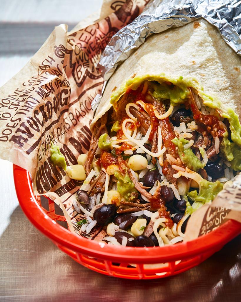 With great burritos come great napkins.