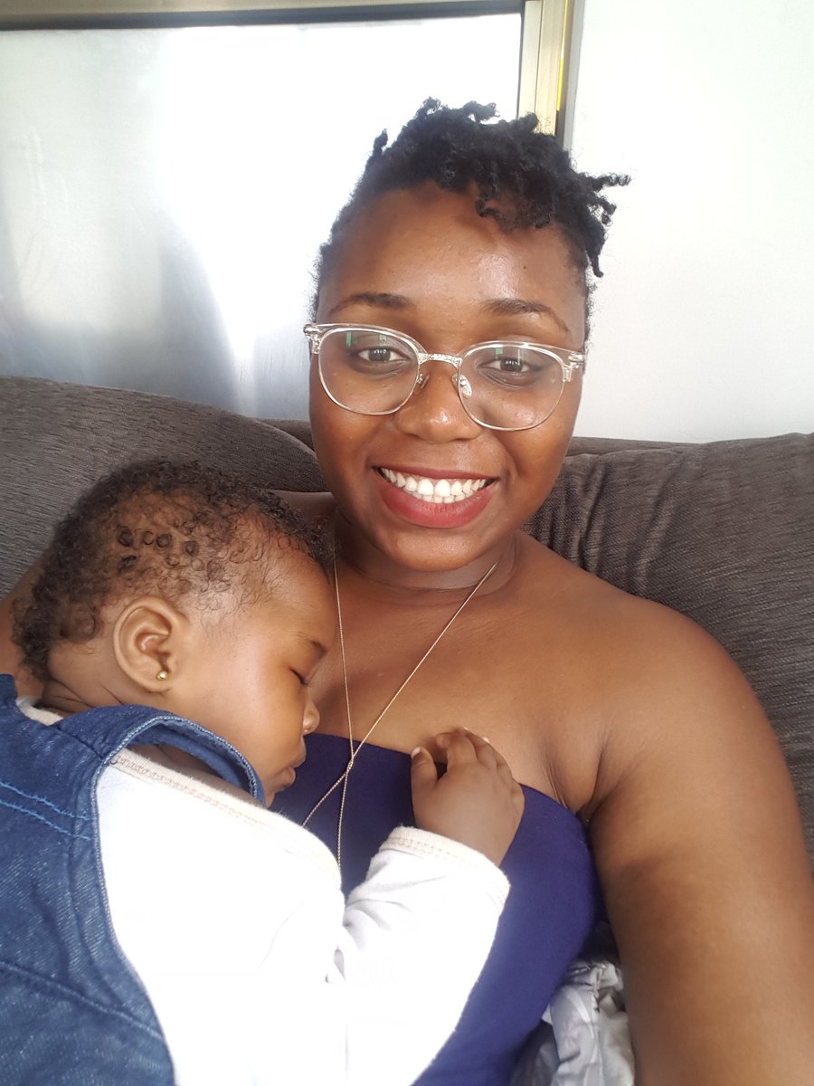Whereisayo's tweet photo. I met a random baby. She's so adorable. Sleeping in my arms like we're family from a long time. 😍😍😍. #Whereisayo #AyoinAccra https://t.co/DaSILGKCq2
