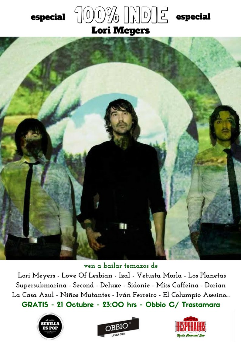 Este sábado noche en OBBIO TRASTAMARA especial #LoriMeyers ¡Solo temazos cantados en español! Desde las 23:00, entrada GRATIS <a href="/DjFantasmaSVQ/">DJ FANTASMA</a>