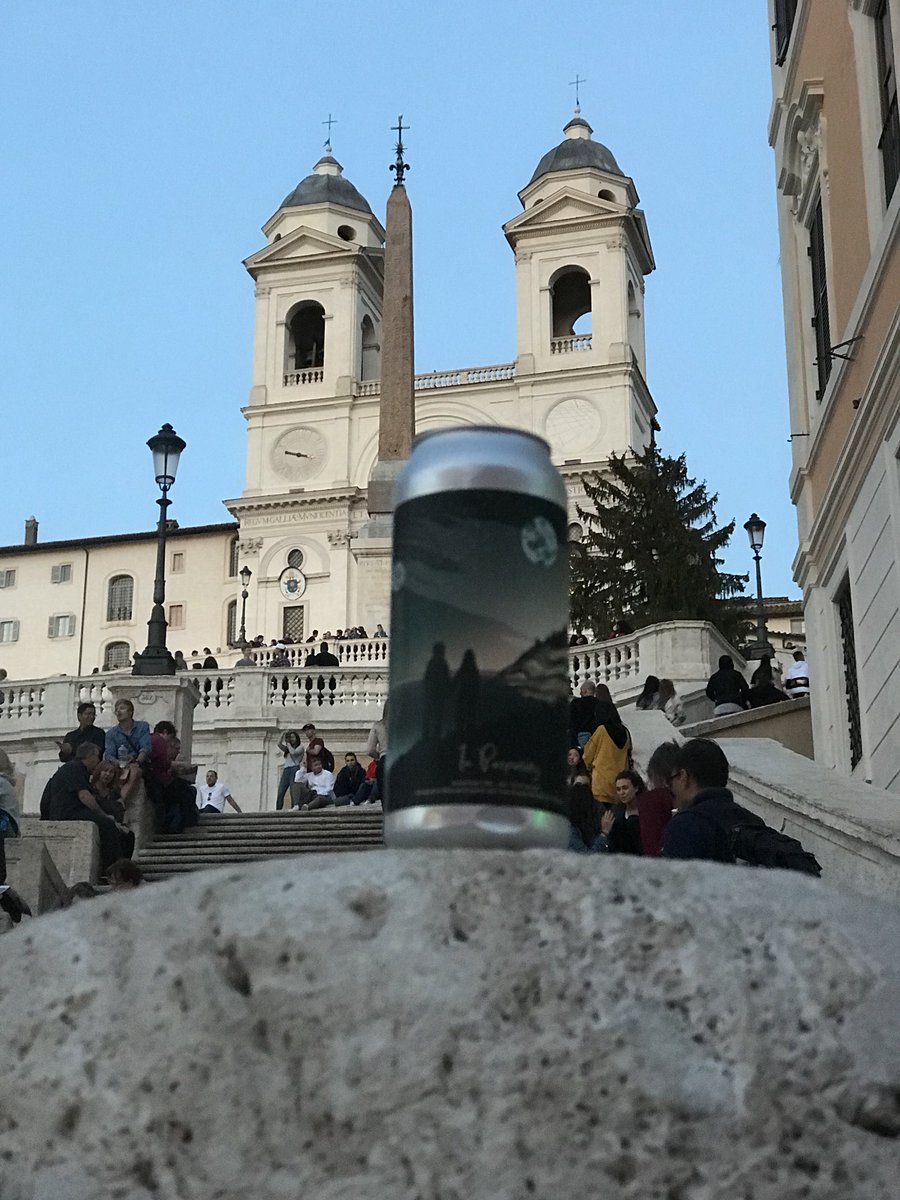 Jason_P22's tweet photo. @TreeHouseBrewCo just drank an In Perp on the Spanish Steps In Rome.  The beer was as beautiful as the scenery. #inperp https://t.co/yCzek2HbKB