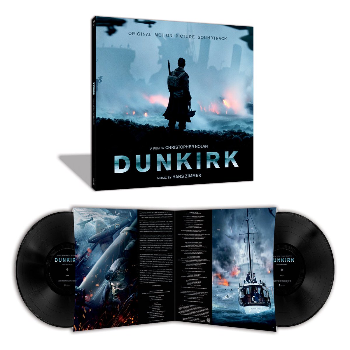 Dunkirk on Twitter: "The #Dunkirk soundtrack by @HansZimmer is available now on #Vinyl. Click here check it out: https://t.co/lIjxjyFifK https://t.co/W3IZd6Gjgt" / Twitter