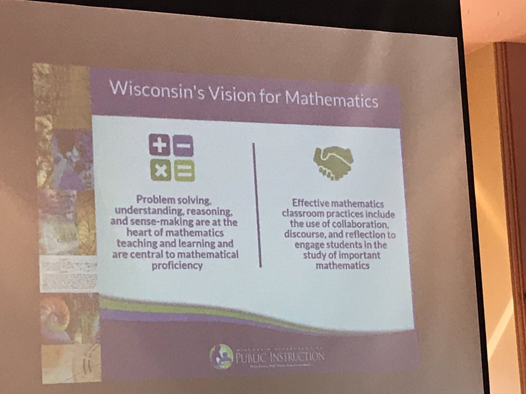 jenniferklawler's tweet photo. We have a vision from @WisDPIMath #MPES2017 https://t.co/Vf249iXTO8