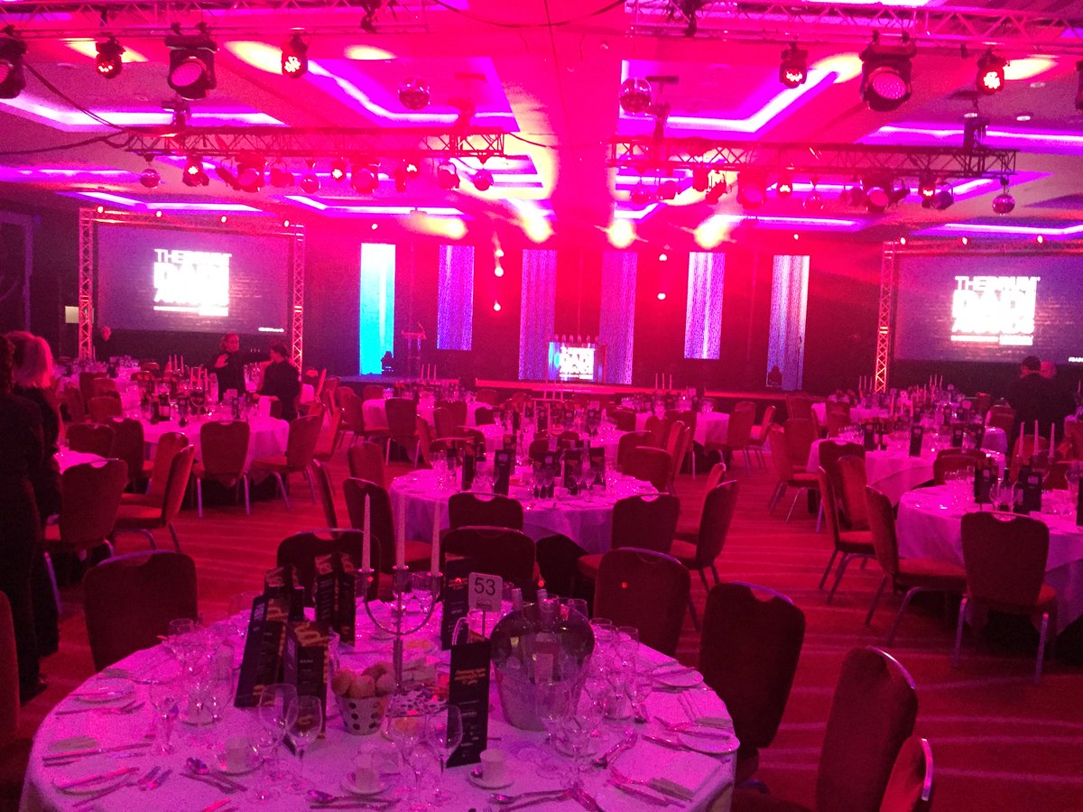 All set for #DADIawards tonight - now all we need is the audience. Good luck nominees.