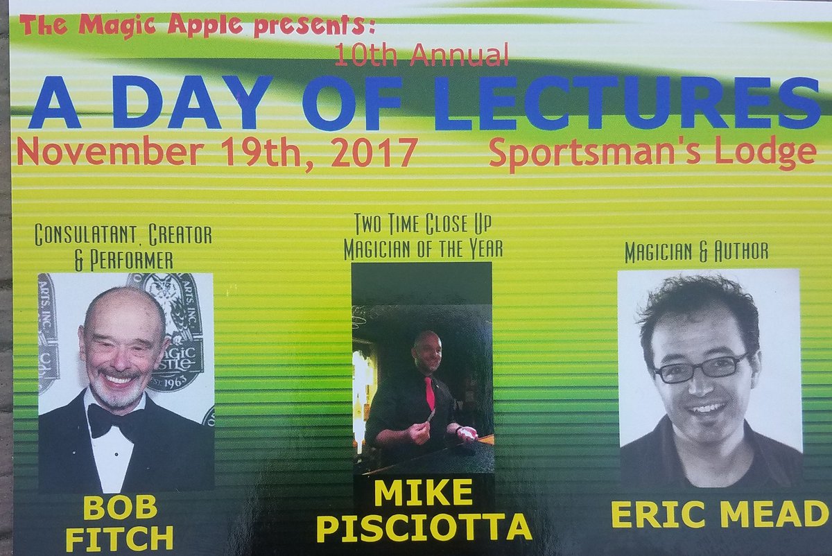 Seats are over half sold!  Register now adayoflectures.com or give us a call 818-508-9921 <a href="/meaderic/">Eric Mead</a> @Mike_Pisciotta