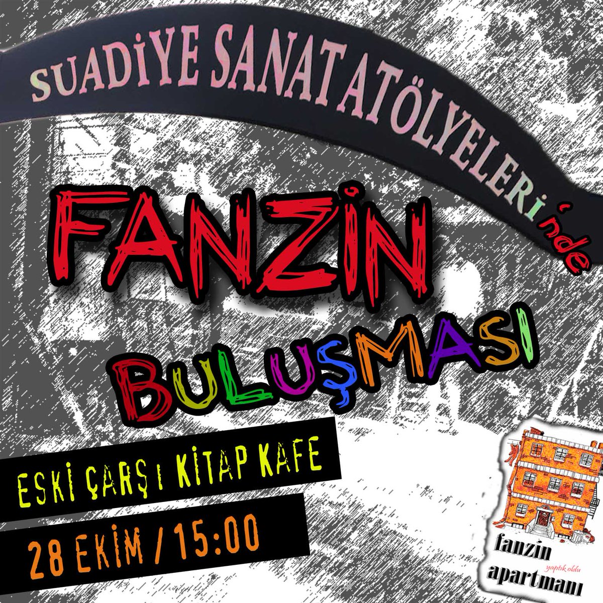 İstanbul'da Fanzin Buluşması. Fanzin sergisi, söyleşiler, atölyeler ve muhabbet.