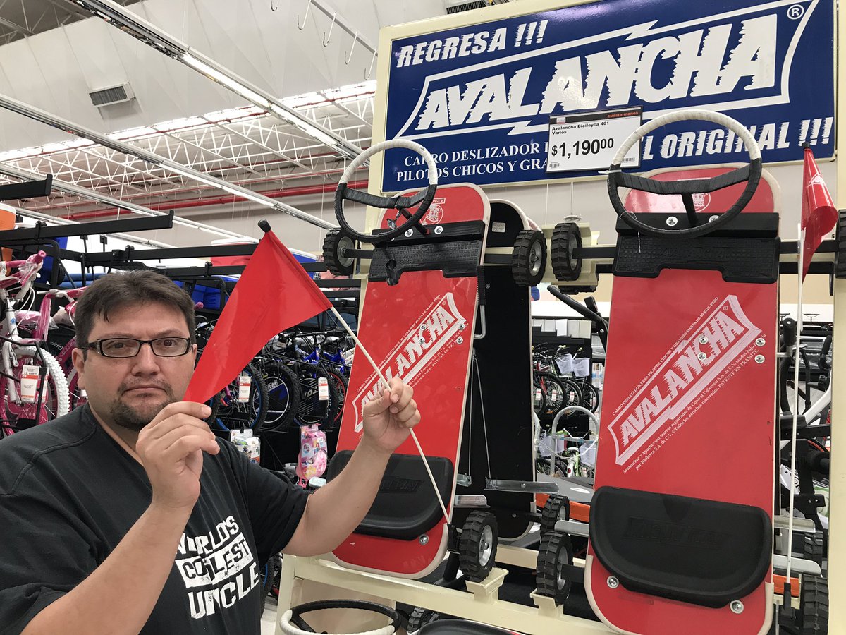 carro deslizador avalancha
