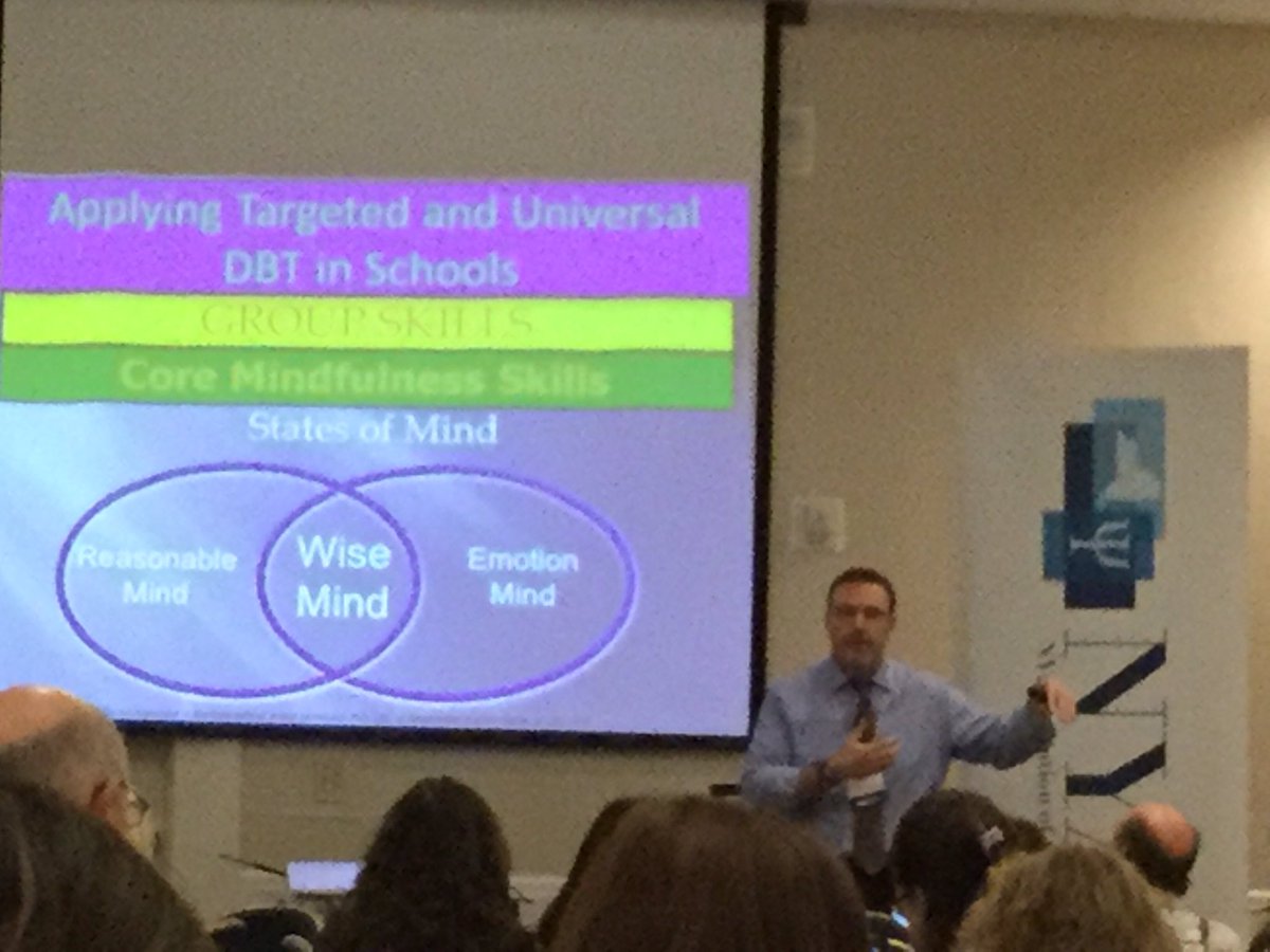 TwiceExcpt's tweet photo. @DrAlecLMiller speaking on #Wisemind #DBT #Mindfulness  in schools @nyasp #NYASP2017 https://t.co/3jyleMUm9G