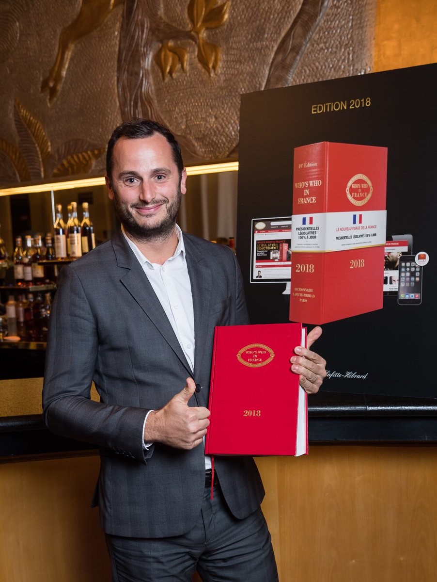 WhosWho_Fr's tweet photo. Bienvenue à Raphael Grandemange @graphi75, Directeur Général de @WebediaFR, new in #WhosWho2018. #DinerWW2018 #RelaisPlaza cc @Plaza_Athenee https://t.co/TMCJyctxdg