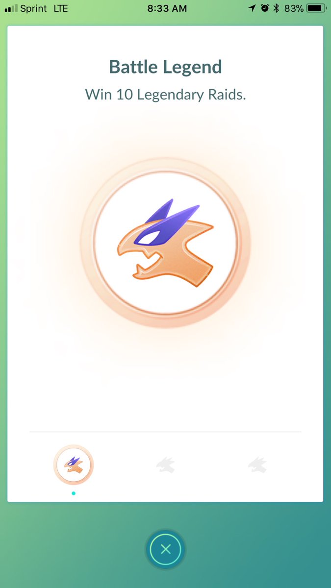 PensamonGo's tweet photo. Saw this badge appear this morning. Excitedly checked for a EX raid pass... nope. https://t.co/niK6qzcNe6