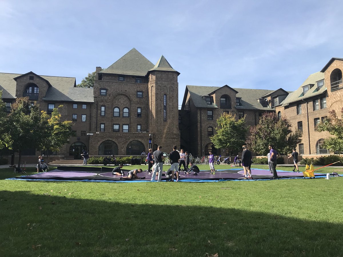 NUWrestle's tweet photo. Catch your #B1GCats on-campus today! 🤼‍♂️

#WrestlingWeather https://t.co/apegU0lVcX