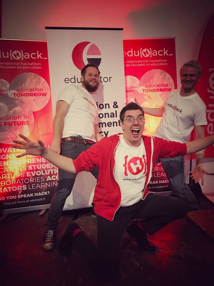 eduhackfi's tweet photo. What is the future of education? Let's hack it in EduHack Tampere Hackathon October 27-29. Get tickets: https://t.co/F7sUKM1tfY https://t.co/XkEmiYYZ31