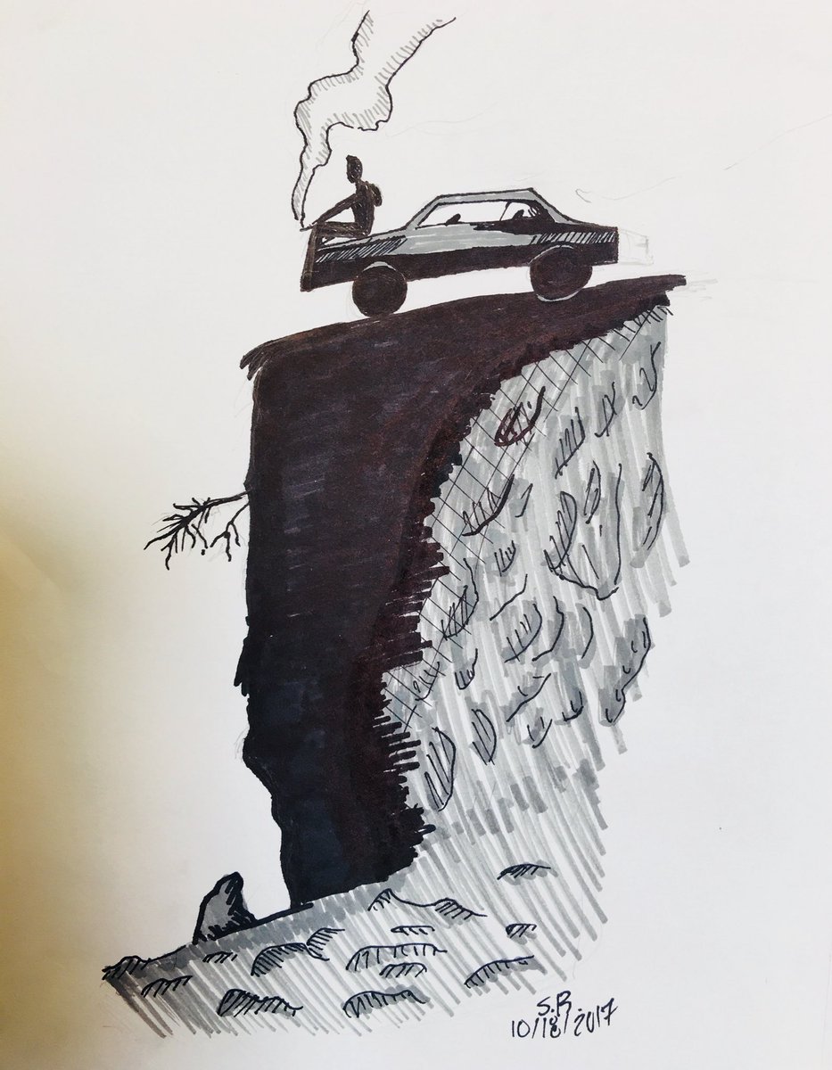 More #inktober from <a href="/ABLucasVikings/">AB Lucas SS</a> 👌🏼 Prompt word: cloud.