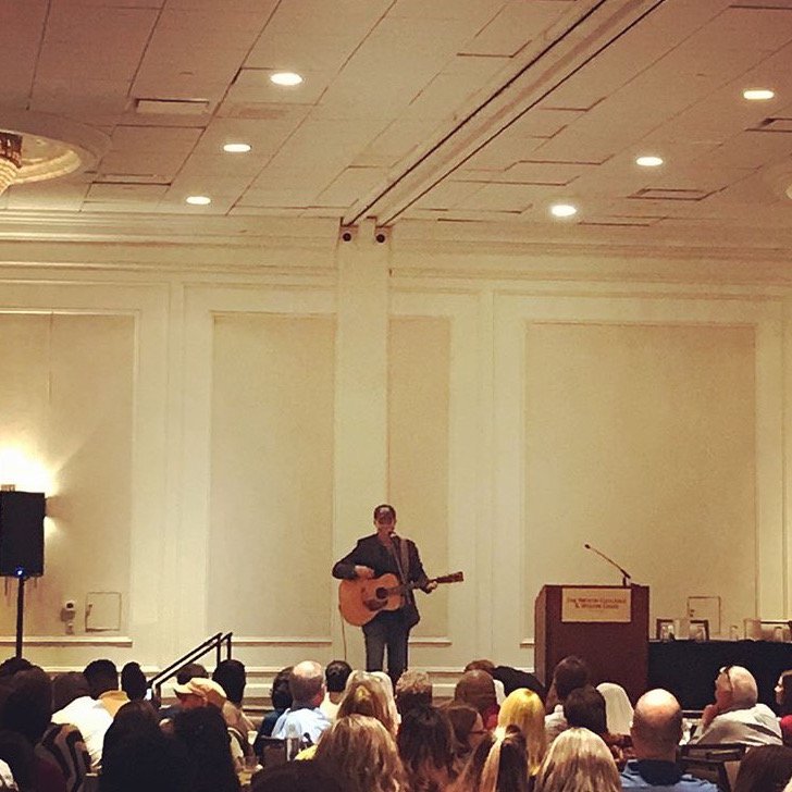 Had a great time with the DePelchin Children's Center playing some of my songs off the #fosterep. Thanks for the invite!
